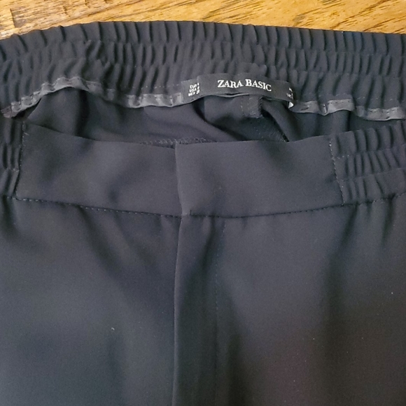 Zara Black Pants with side tape. - Picture 6 of 6